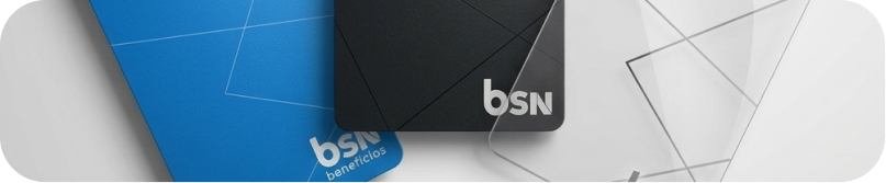 Cartão BSN com múltiplas funcionalidades